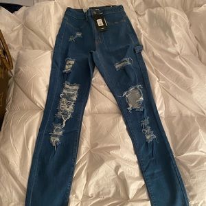 Fashion Nova Size 5 High Rise Jeans